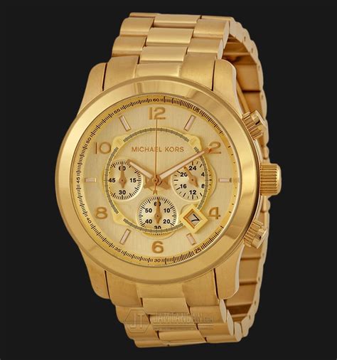 michael kors mk8077 size|michael kors champagne dial.